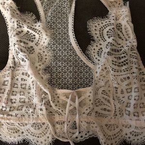 Victoria’s Secret white bralette